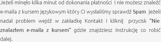 Odbiór Zakupionego Kursu Szkolenia Językowe Gniezno
